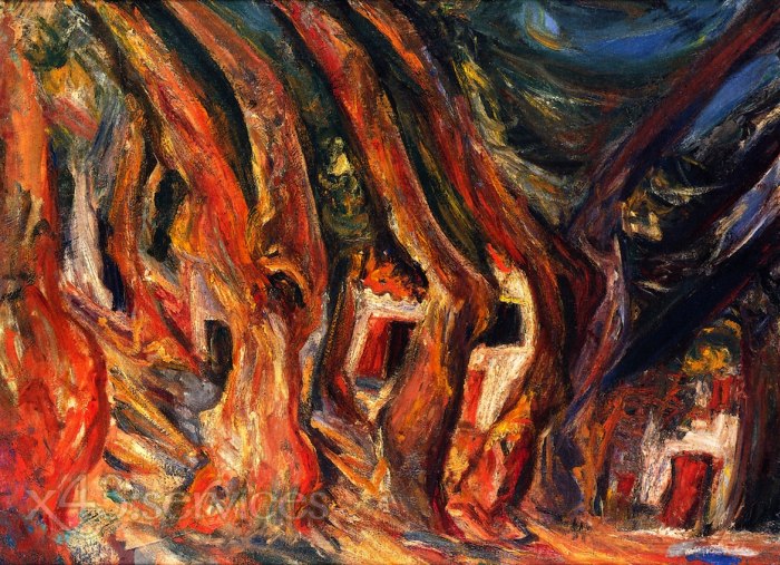 Chaim Soutine - Baeume in - Trees at Ceret